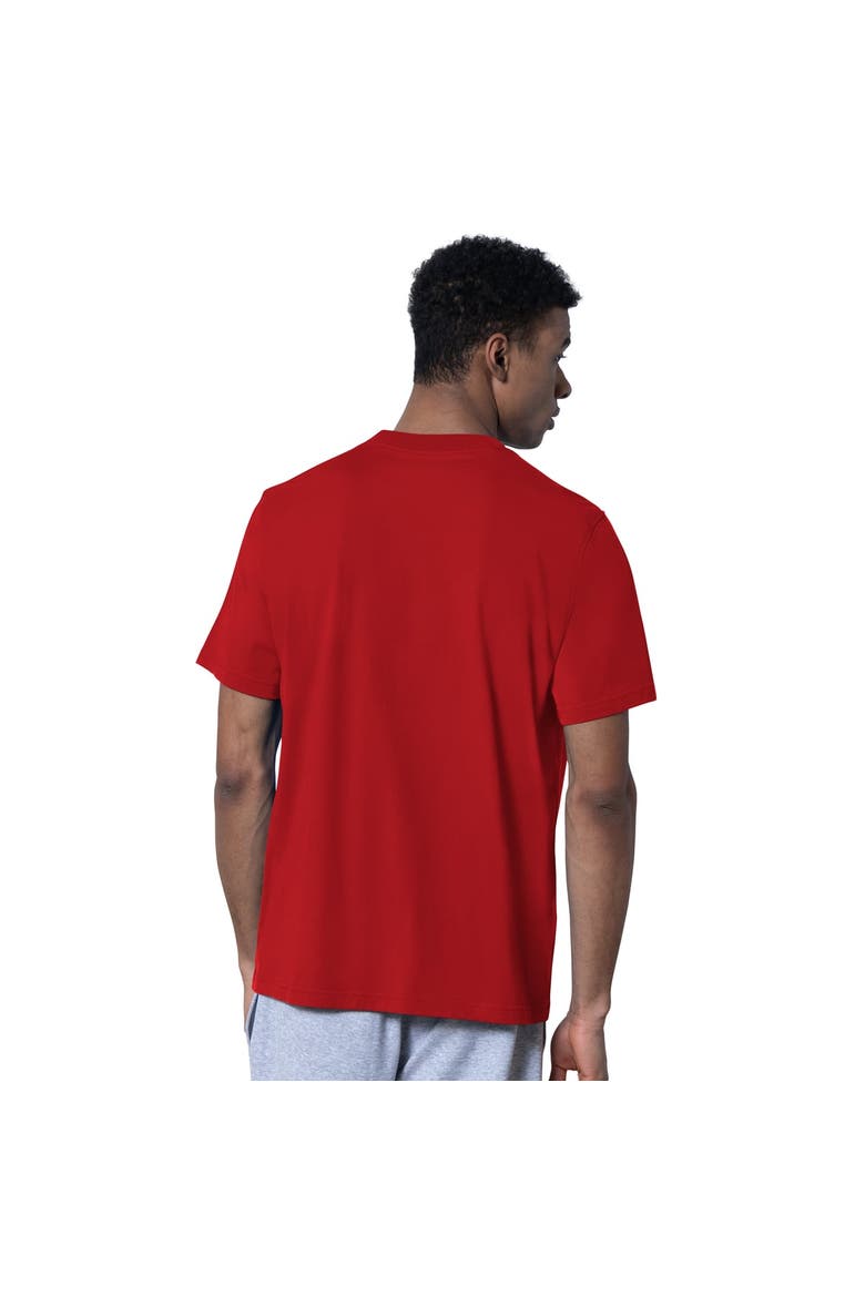 Men's Starter  Red/Heather Gray Atlanta Falcons Two-Pack Logo T-Shirt Set, Alternate, color, Red