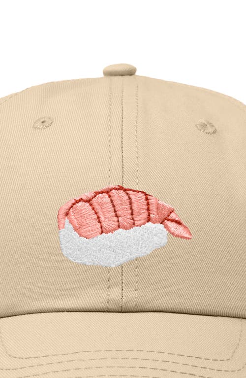 DALIX DALIX SHRIMP SUSHI EMBROIDERED DAD CAP 