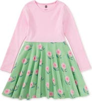 Tea Collection Print Mix Twirl Dress Fall