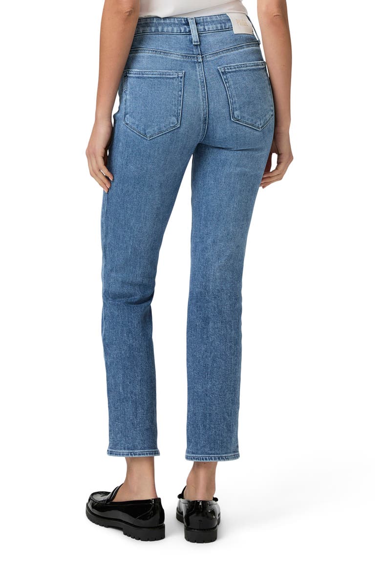Cindy High Waist Ankle Straight Leg Jeans, Alternate, color, BEBOP