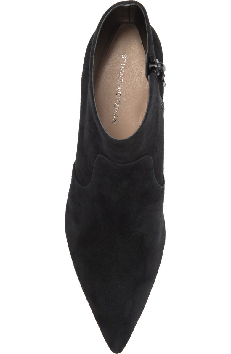 Stuart Weitzman Mara Zip Bootie, Alternate, color, Black