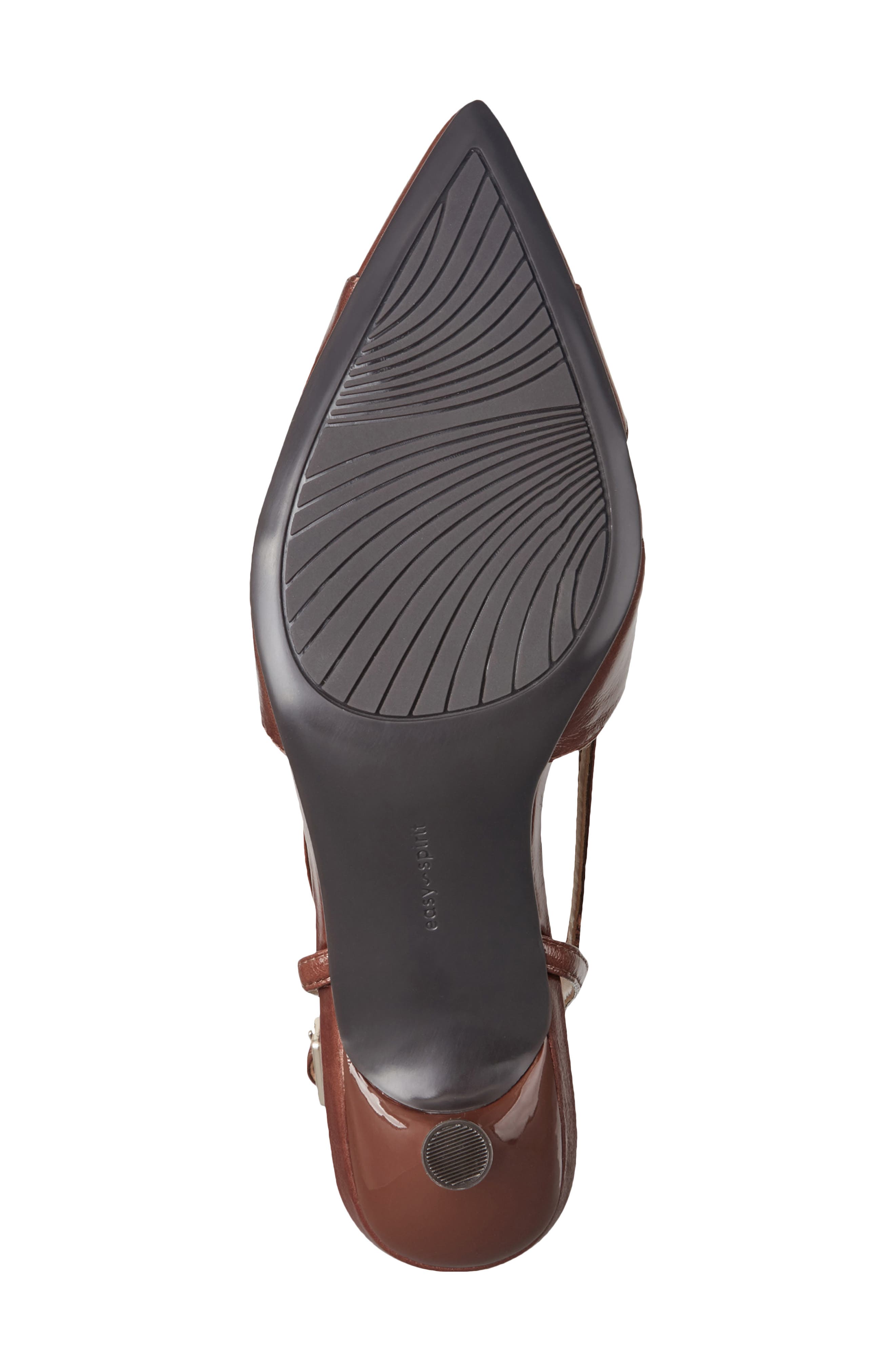 Kaisley Pointed Toe Slingback Pump, Alternate, color, BROWN