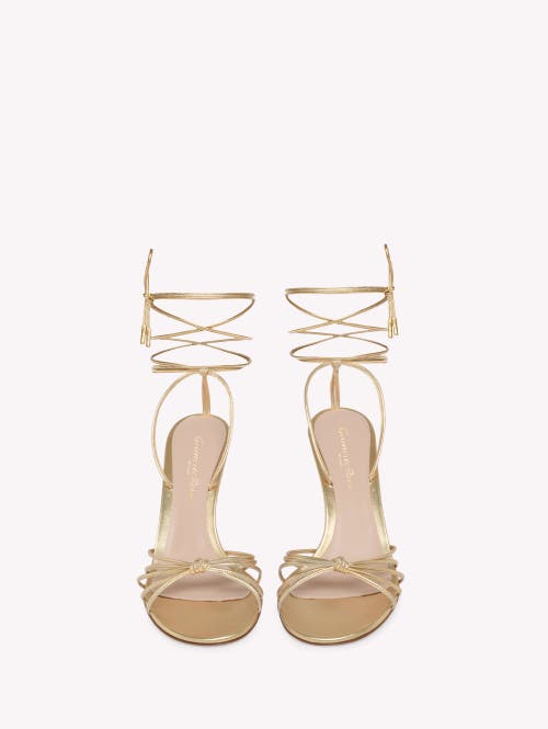 Gianvito Rossi Knot-detail Lace-up Sandals