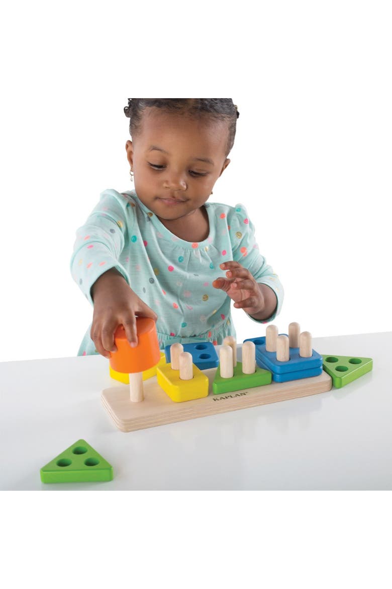 Toddler Wooden One to Four Counter, Alternate, color, Multicolor