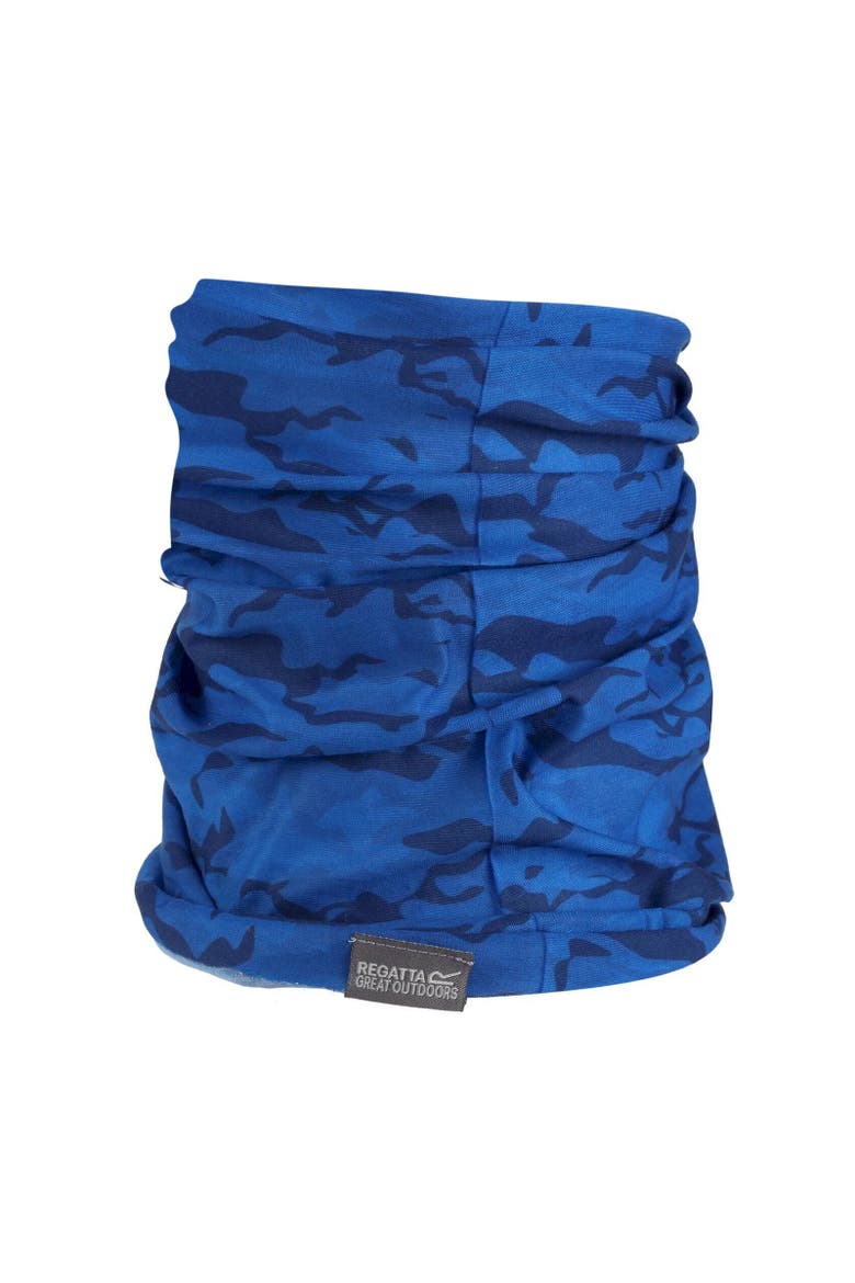 Childrens/Kids Camo Snood, Alternate, color, Imperial Blue