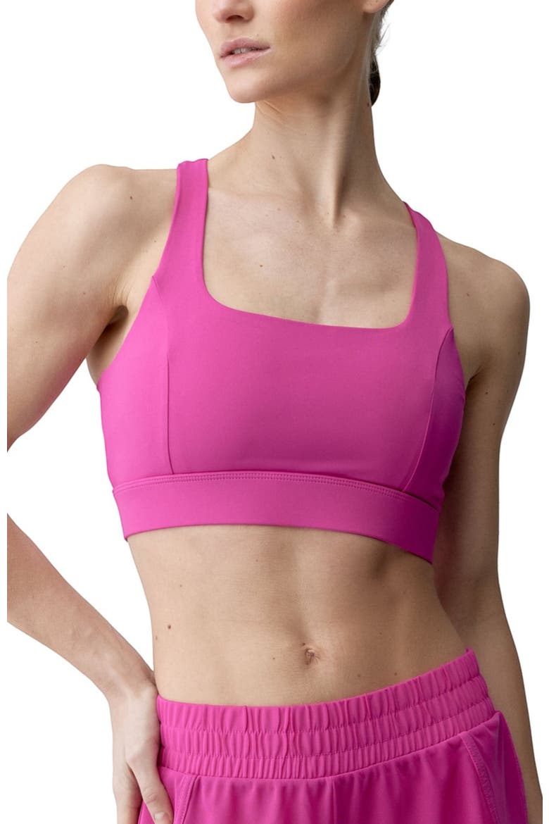 Padma 2.0 High-Support Performance Sports Top, Main, color, Fuxia