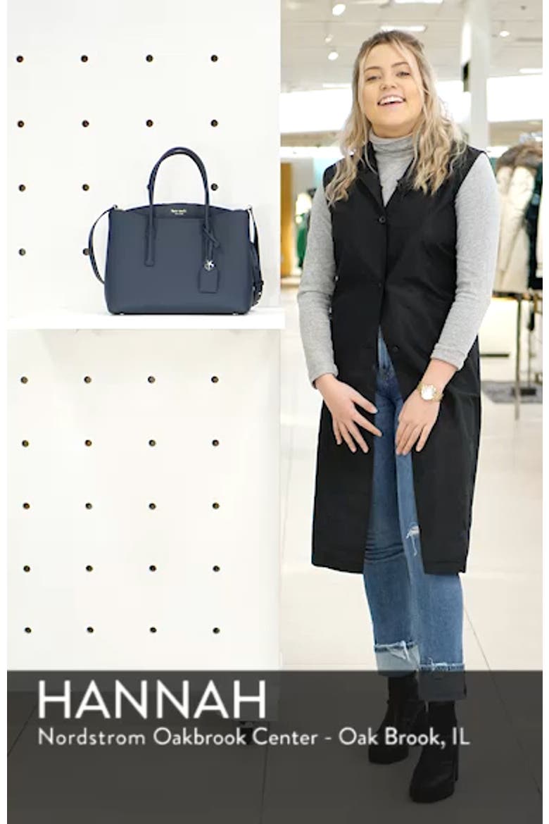 large margaux leather satchel video