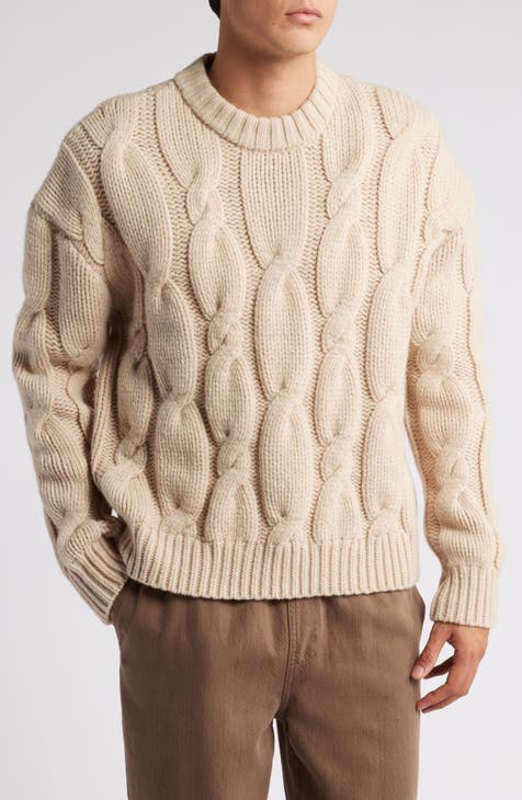 Men s FRAME Cable Knit Fair Isle Sweaters Nordstrom