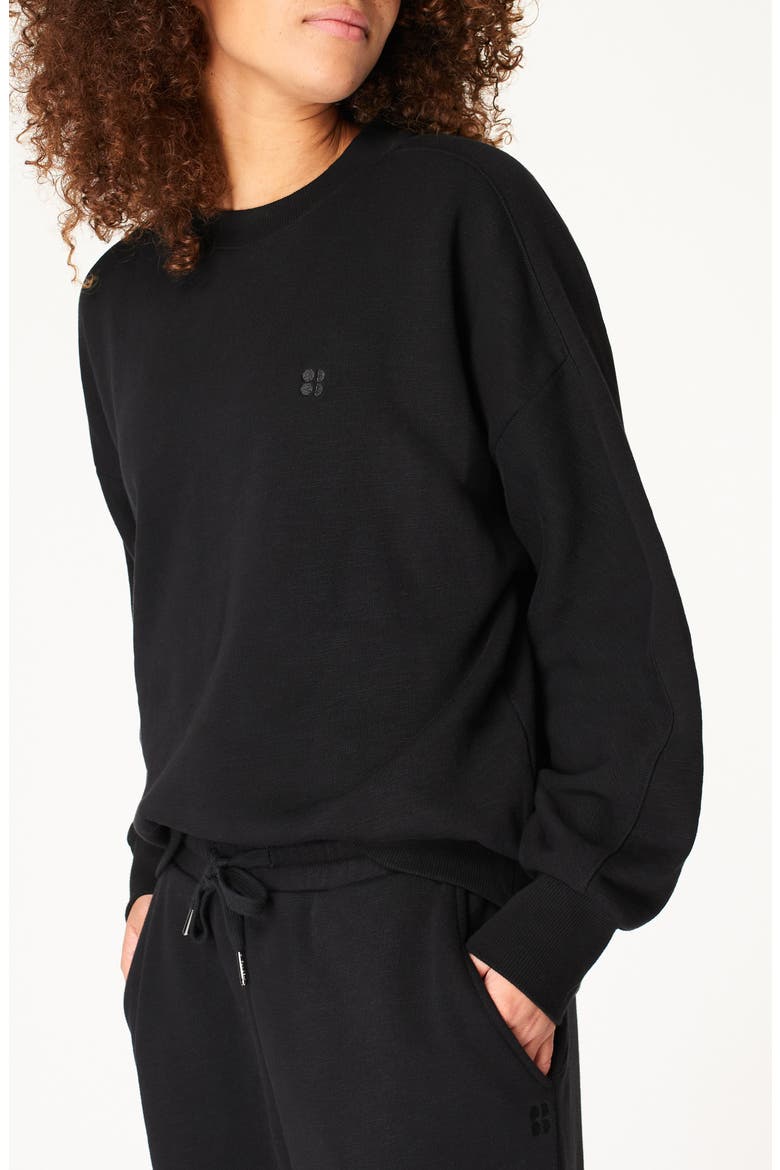 Essentials Sweatshirt, Alternate, color, BLACK