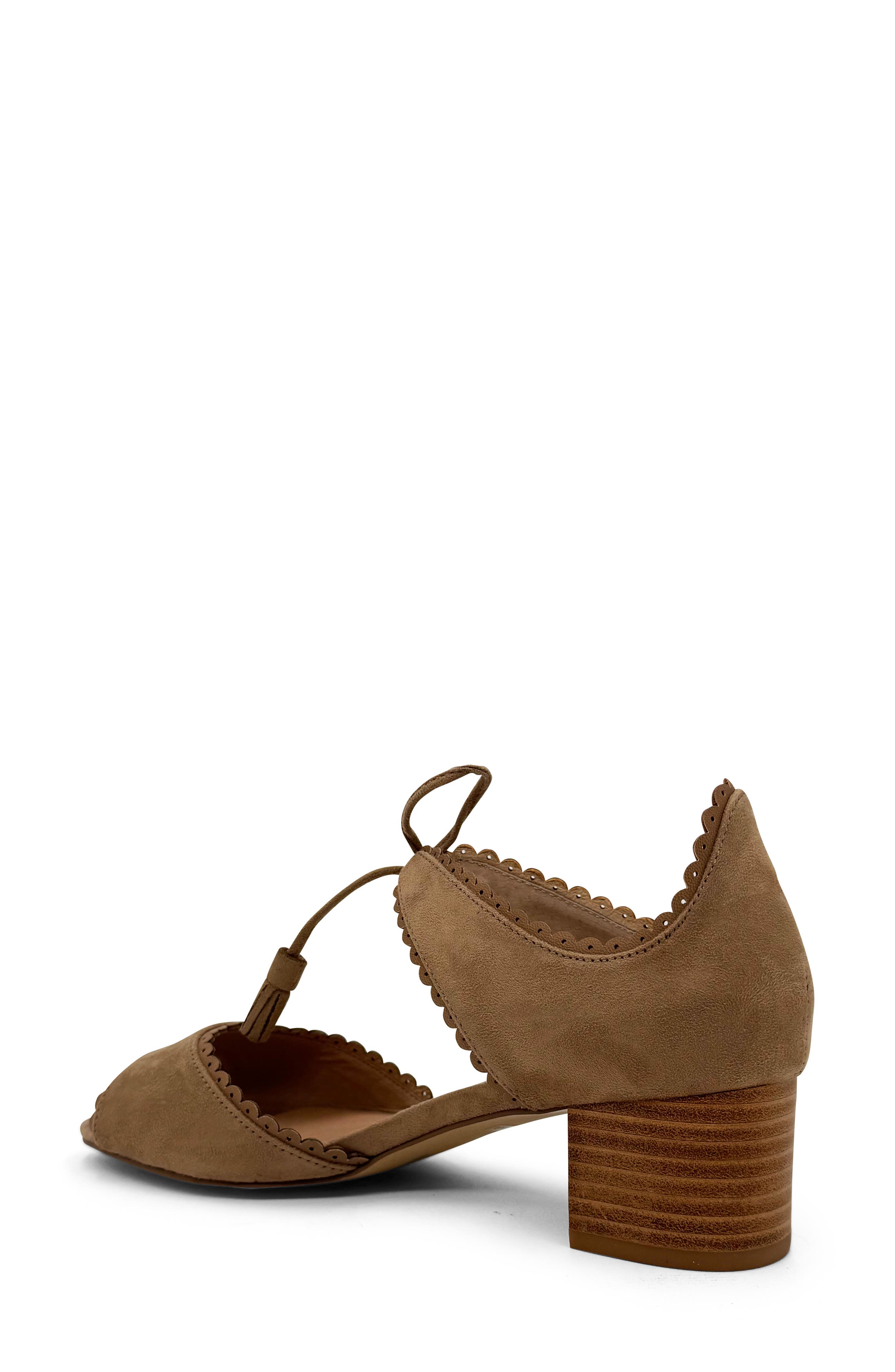 CHELSEA CREW Casino Block Heel Sandal, Alternate, color, Beige Micro