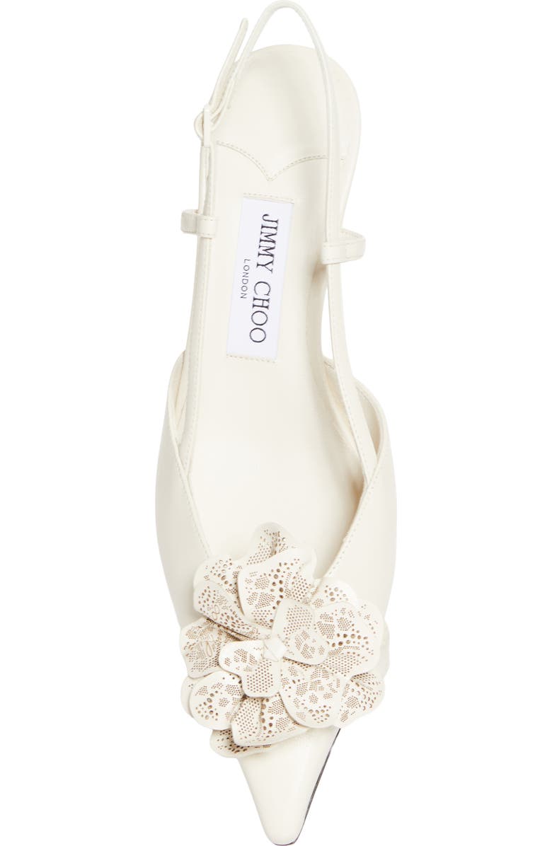 Jimmy Choo Mimmi Pointed Toe Slingback Pump, Alternate, color, Latte/ Latte