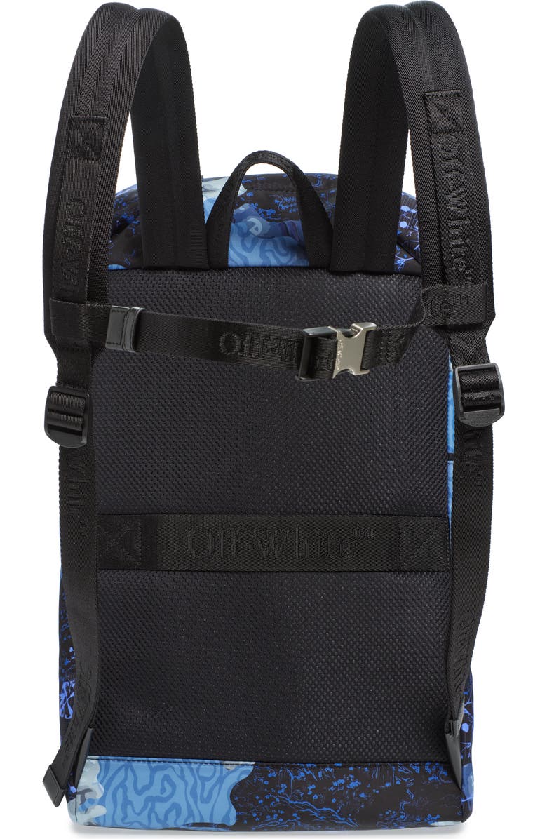 Off-White Outdoor Nylon Backpack, Alternate, color,