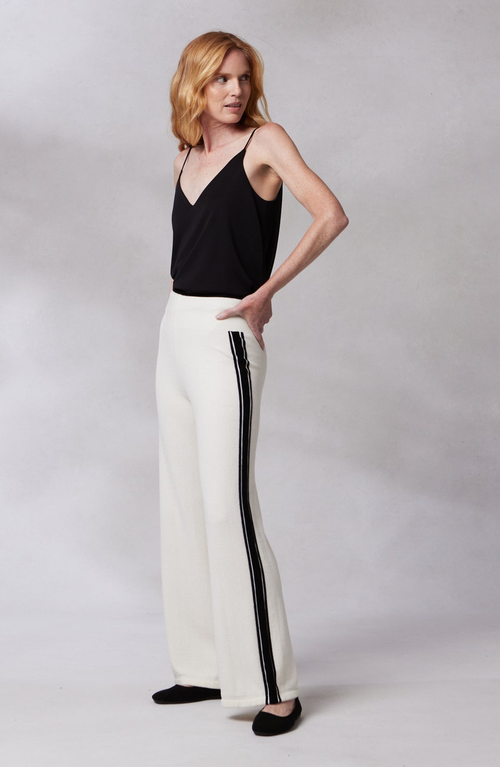KASHWERE APPAREL PALAZZO TRACK PANTS