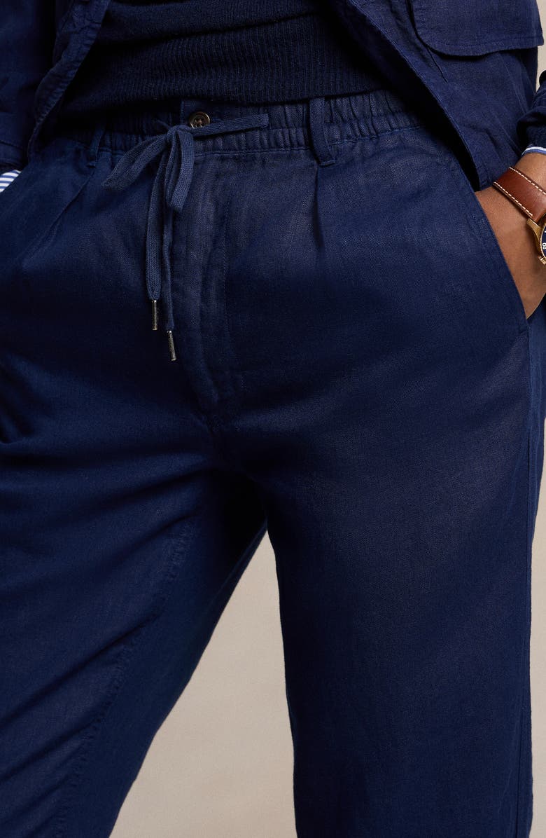 Polo Ralph Lauren Slim Tapered Linen Pants, Alternate, color,