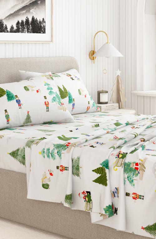 Woven & Weft Turkish Cotton Flannel Holiday Sheet Set