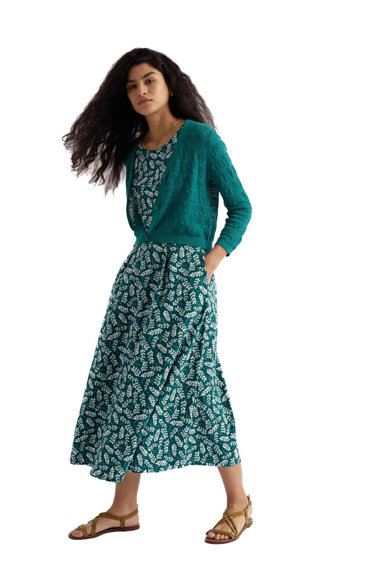 Seasalt Cornwall Sweet Day Pointelle Organic Cotton Cardigan, Alternate, color,