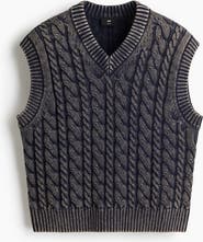 H&M Relaxed Fit Cotton Sweater Vest