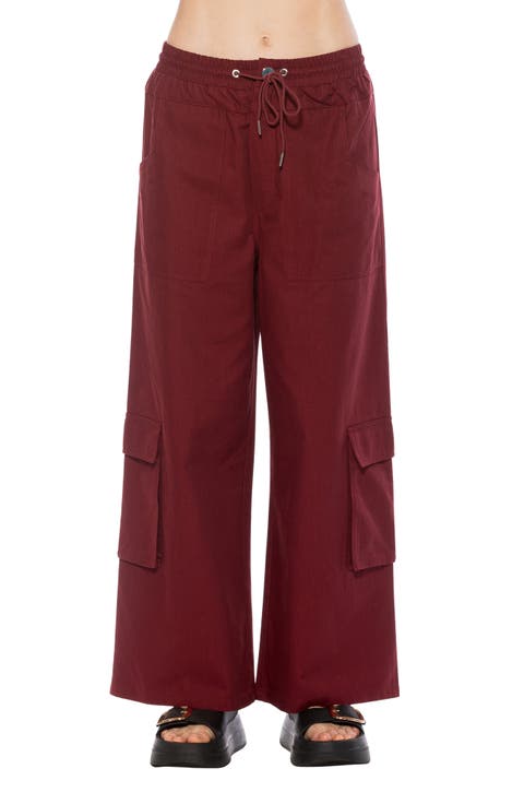 Evren Drawstring Waist Cargo Pants