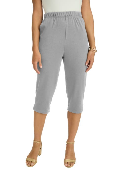 Soft Ease Cotton Knit Capri