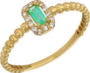 Bony Levy El Mar Ruby & Diamond Stackable Ring - 0.1ct.