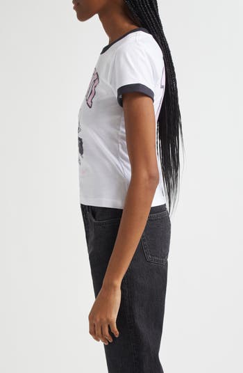 Logo Jersey Organic Cotton Baseball T-Shirt