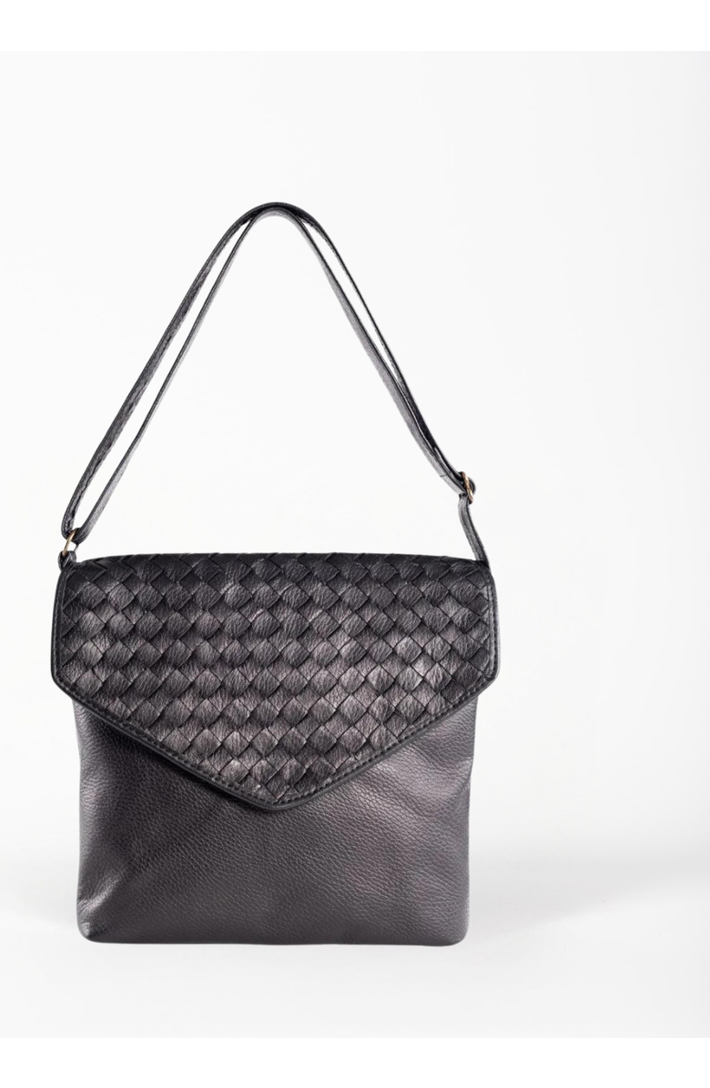 Deux Mains Envelope Crossbody, Alternate, color, Black