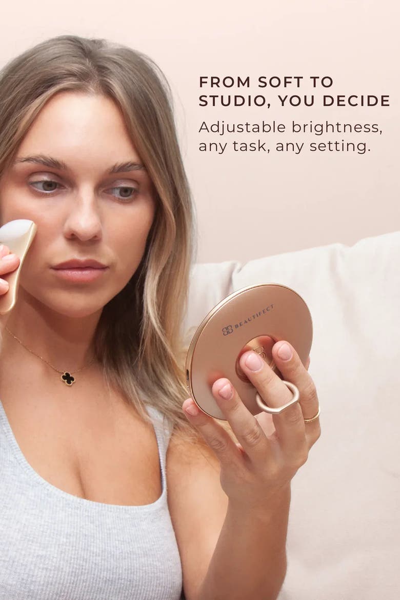 Glow Compact, Alternate, color, Gold Finish
