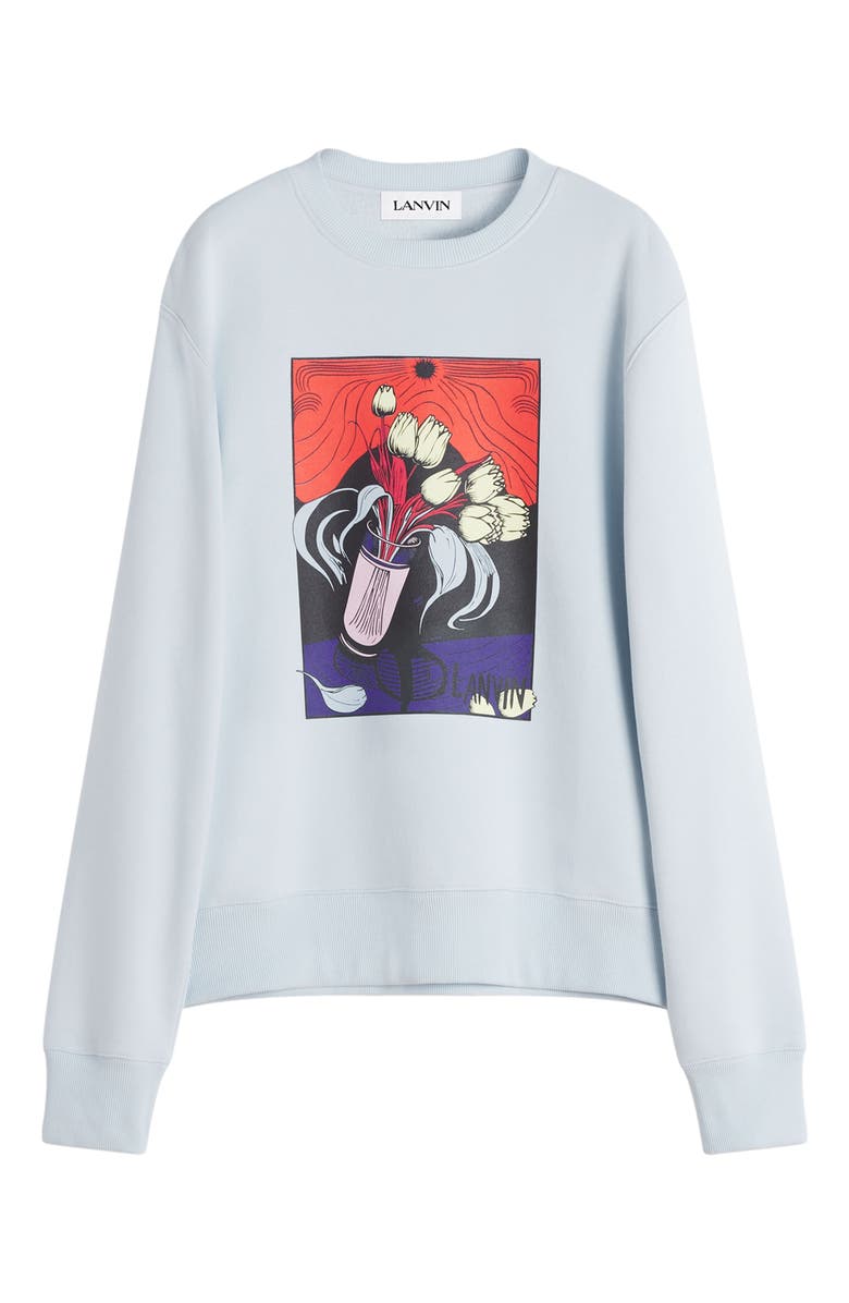 Lanvin Printed Sweatshirt, Alternate, color, 