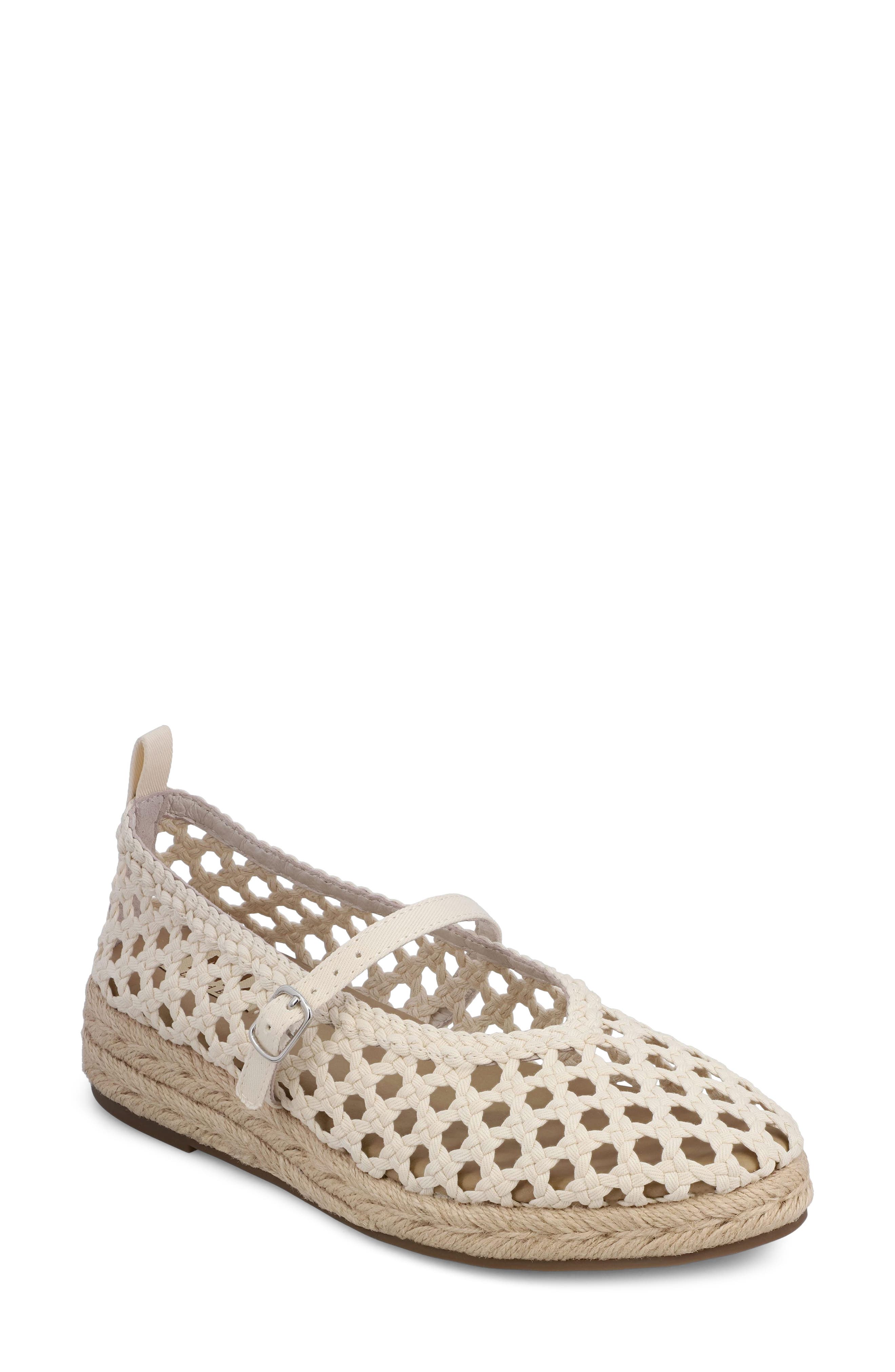 MIA Ela Espadrille Platform Mary Jane, Main, color, Bone Grosg