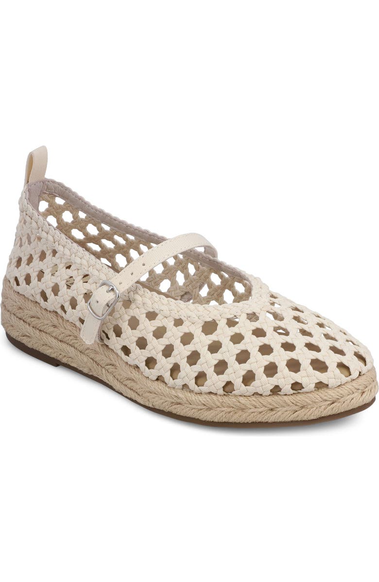 MIA Ela Espadrille Platform Mary Jane, Main, color, Bone Grosg