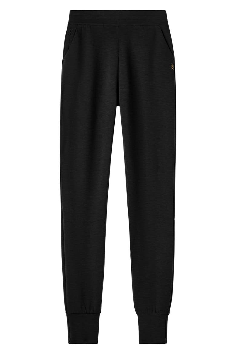 Dreamglow Zip Joggers, Alternate, color, PURE BLACK HEATHER