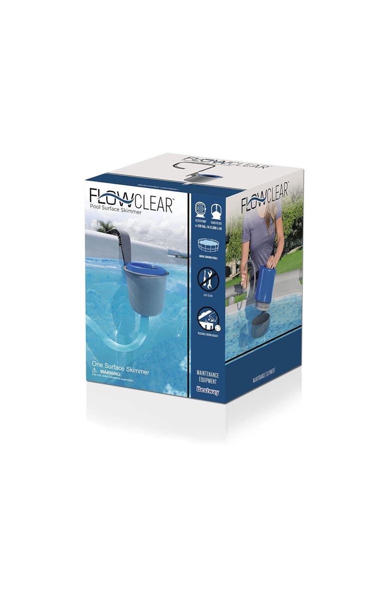 Flowclear Bestway Above Ground Swimming Pool Surface Skimmer Debris Cleaner | 58233E, Alternate, color, 