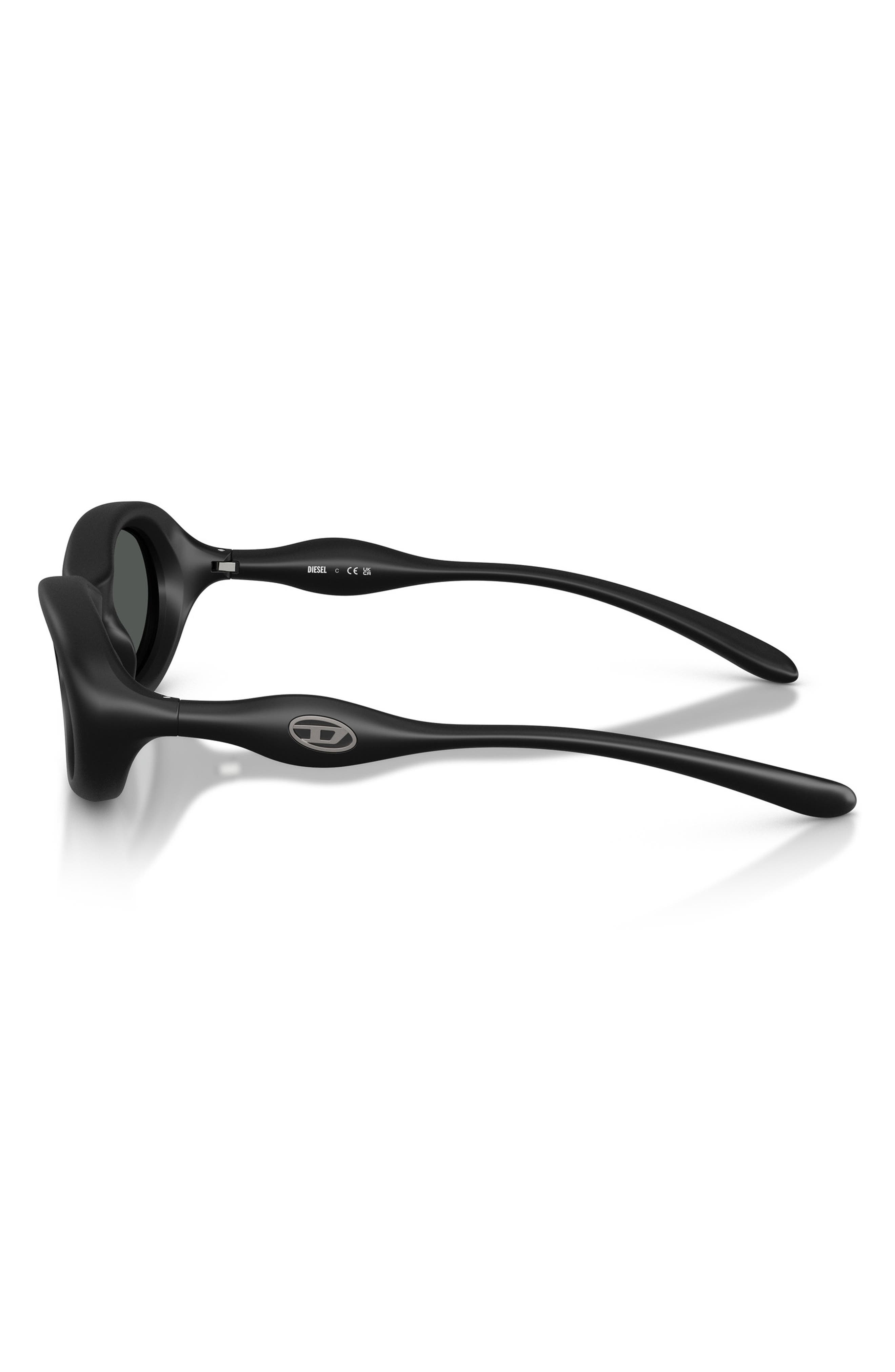 Diesel DL1018 51mm Oval Sunglasses in Matte Black/Dark Grey Amazon.com: Diesel DL1014 Sunglasses, Matte Gunmetal/Dark  main image 2