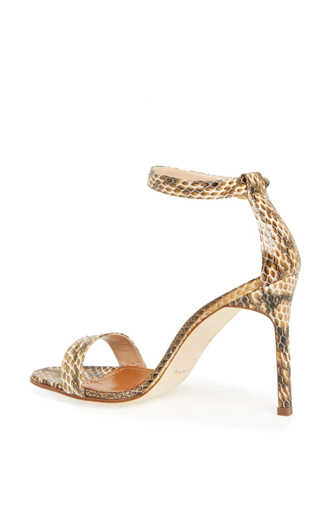 'Chaos' Cuff Genuine Snakeskin Sandal, Alternate, color, MULTI SERPENTE