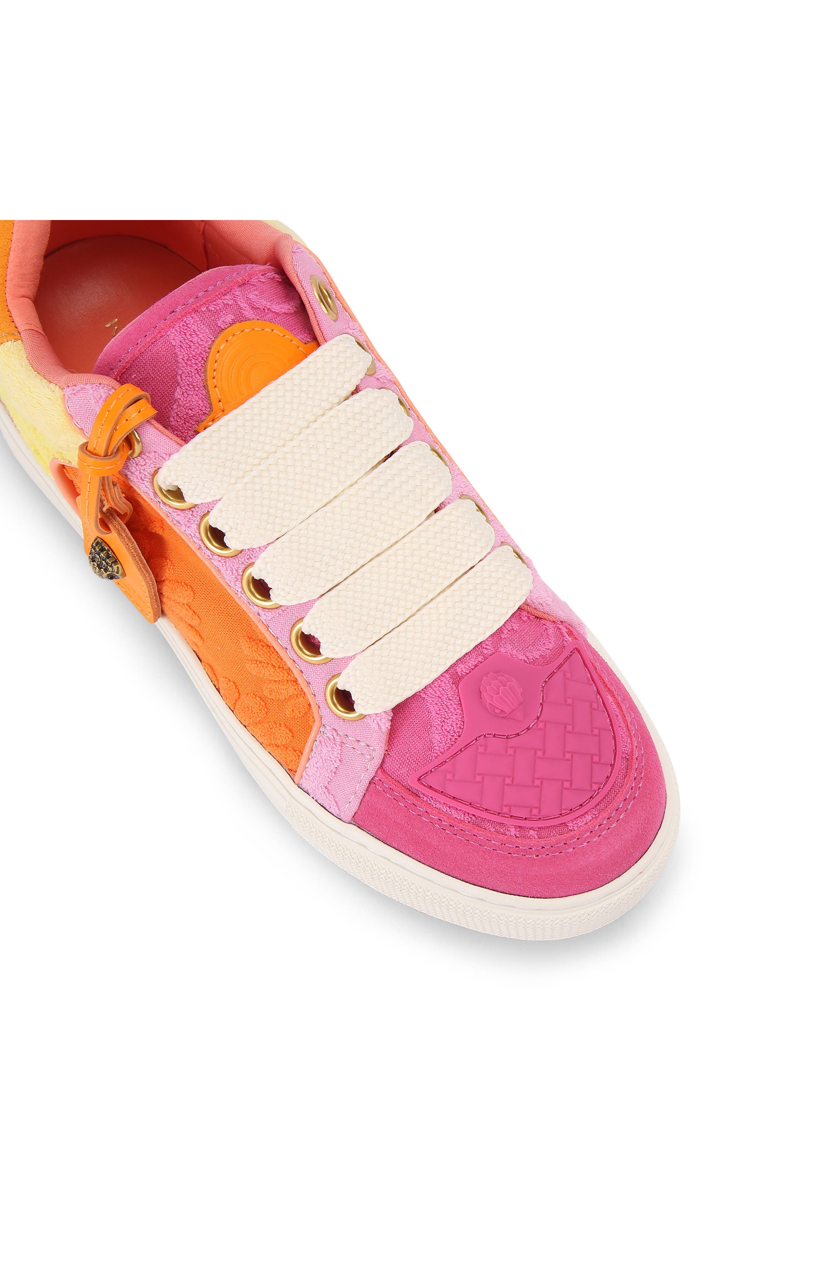 Kurt Geiger London Southbank Tag Sneaker, Alternate, color, Pink Multi