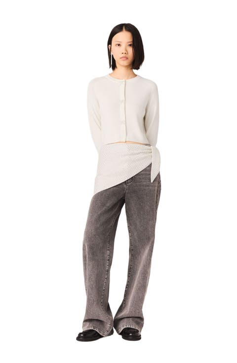 Bow Jewellery Button Cardigan