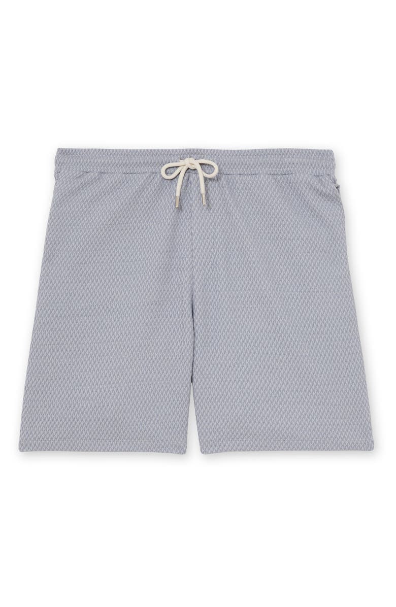Reiss Nicola Textured Shorts, Alternate, color, Soft Blue
