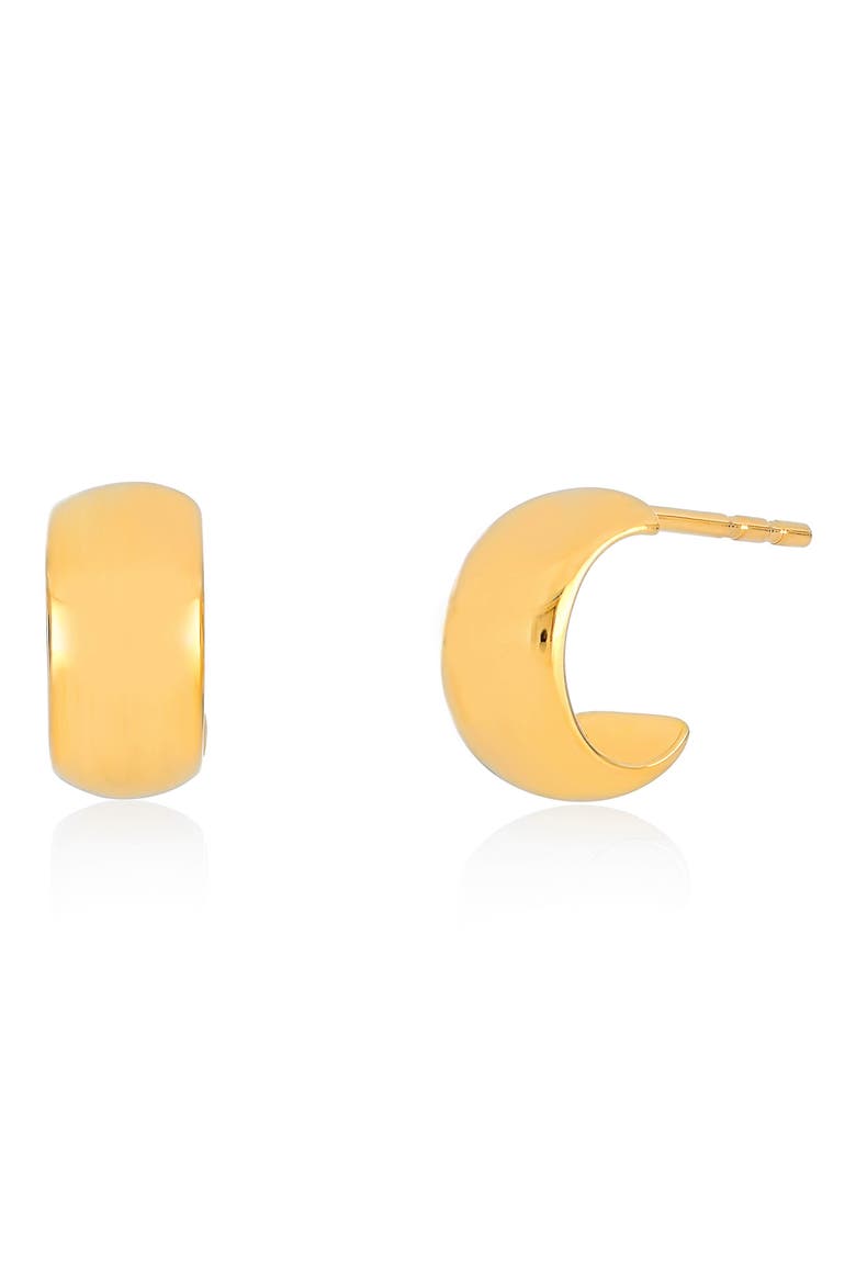 Bubble Huggie Hoop Earrings, Main, color, 14K YELLOW GOLD