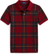 Polo Ralph Lauren Kids' Tartan Piqué Polo