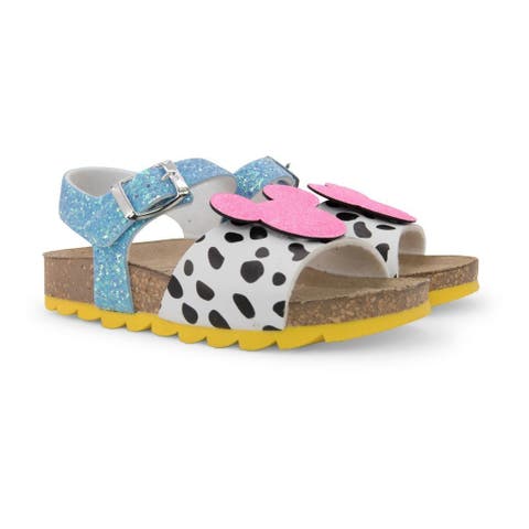 Mickey Logo Dalmatian Print Sandals (Little Kid & Big Kid)