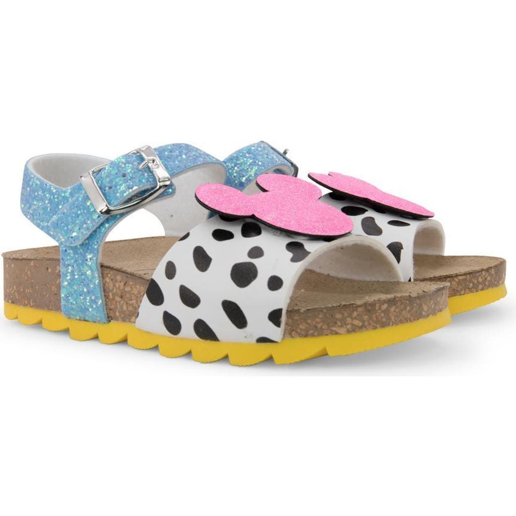 Moa Master Of Arts Kids' Master Of Arts Mickey Logo Dalmatian Print Sandals In Multi