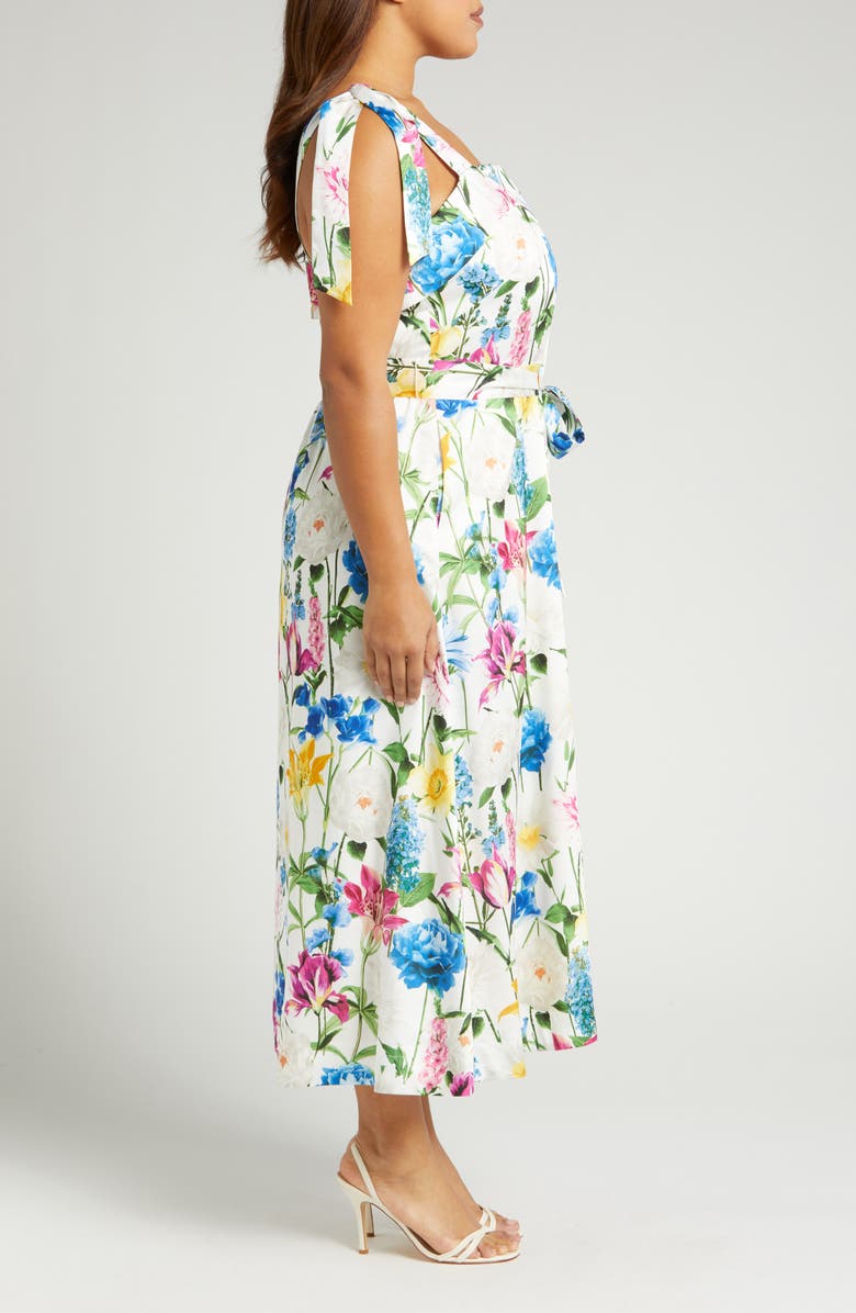 Anne Klein Floral Print Sundress, Alternate, color, 