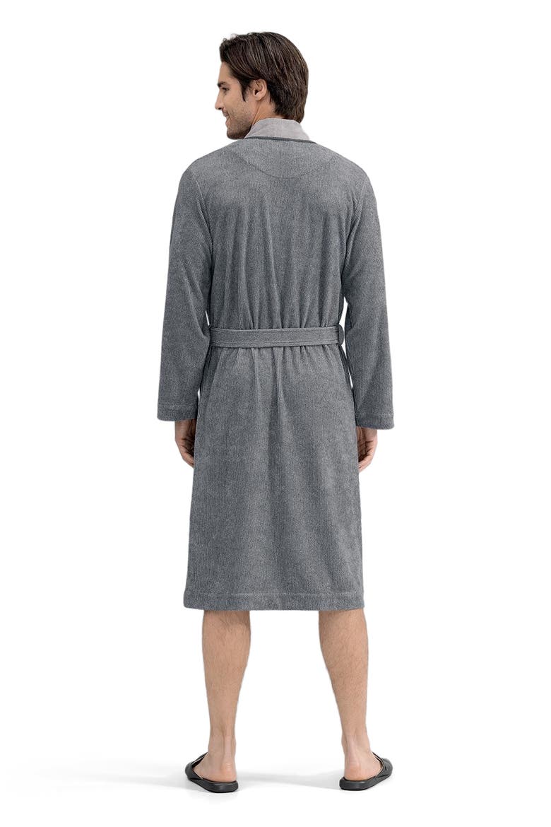 Franco Men's Bathrobe, Alternate, color, Grey
