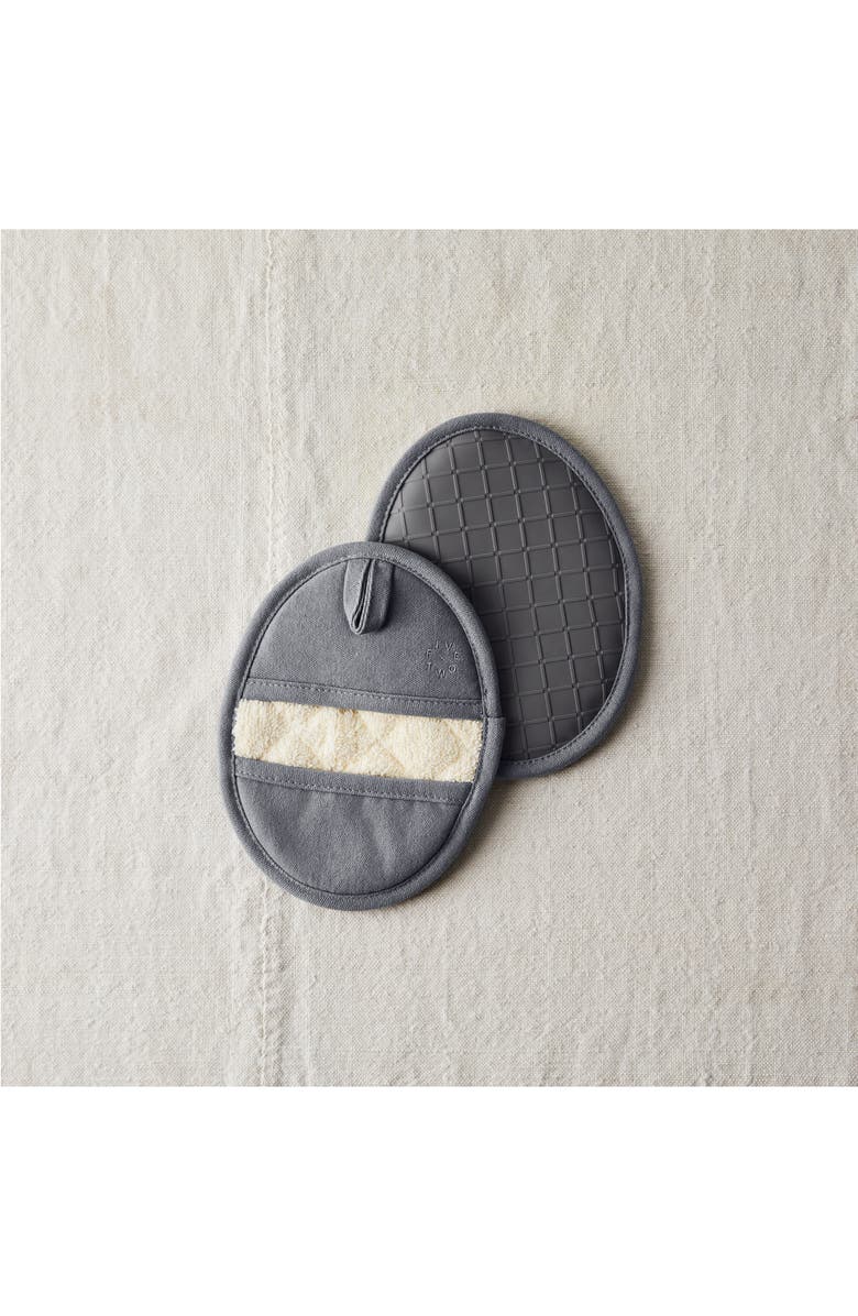 Five Two by Food52 Set of Two Silicone Potholders, Main, color,
