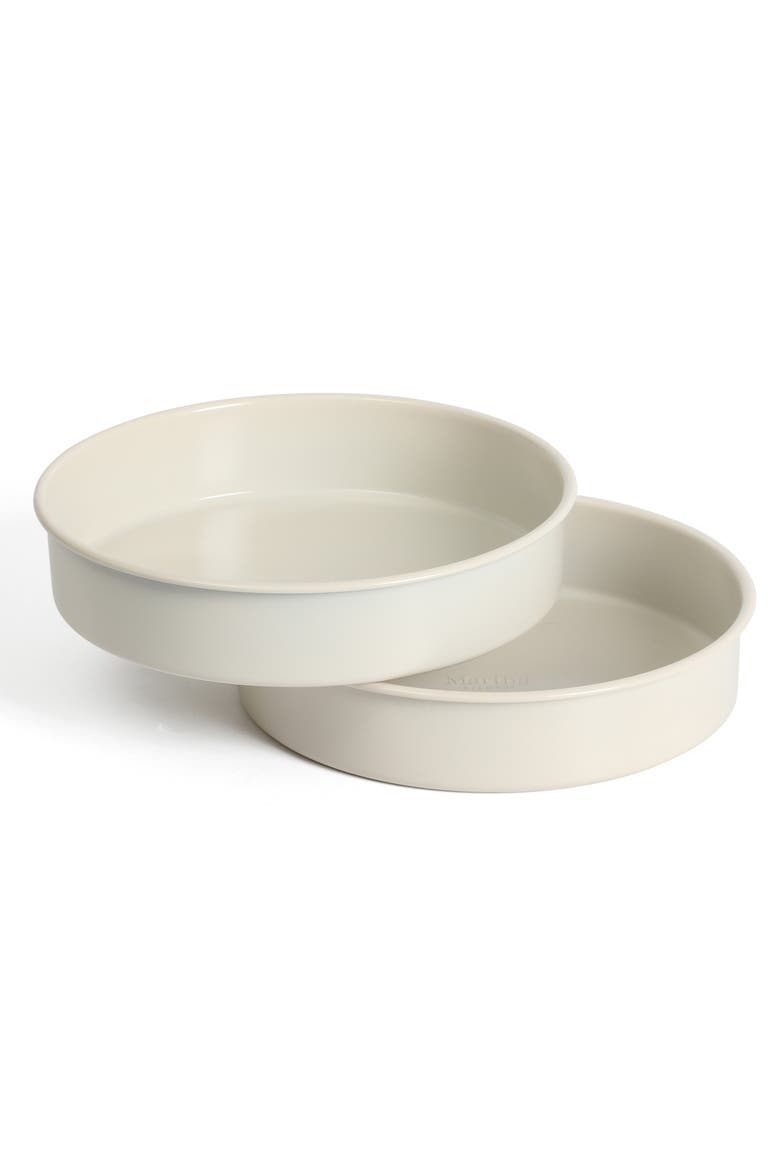 Gallen 10-Piece Ceramic Nonstick Carbon Steel Bakeware Set, Alternate, color, Linen White