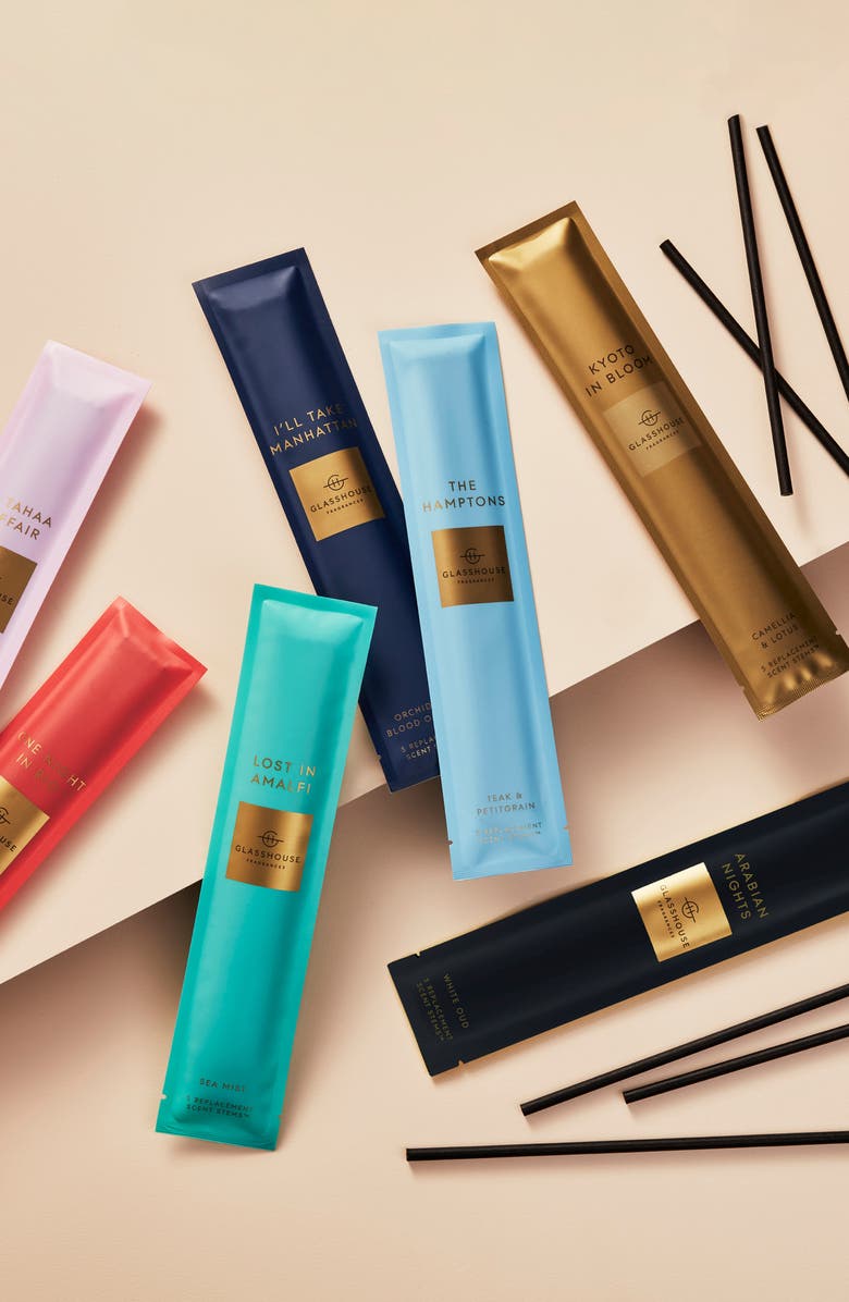 Glasshouse Fragrances Scent Scene<sup>™</sup> Duo Liquidless Fragrance Diffuser & Scents, Alternate, color, Kyoto In Bloom