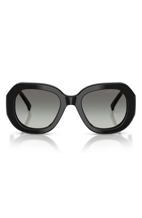 51mm Gradient Square Sunglasses