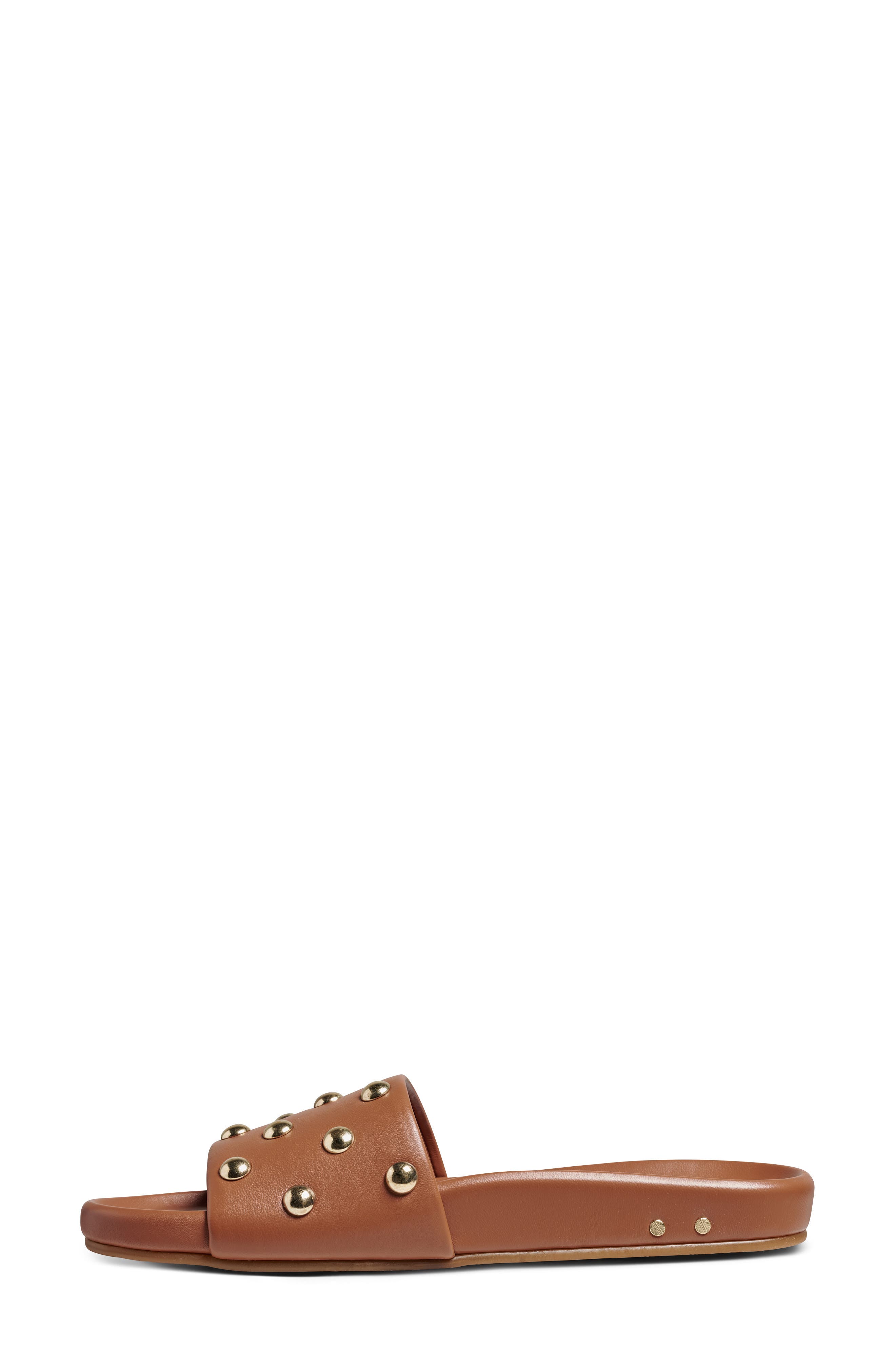 Beek Gallito Stud Slide Sandal, Alternate, color, Tan Gold