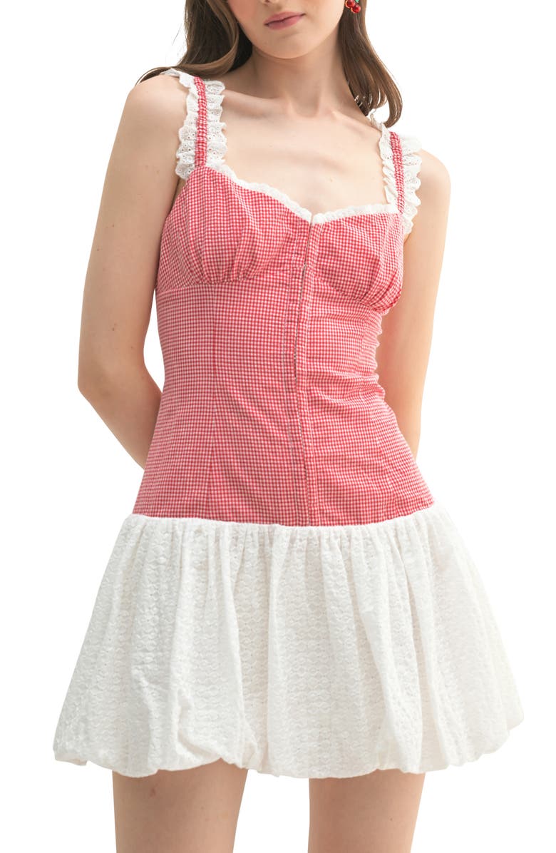 Lush Bustier Bubble Dress, Main, color,
