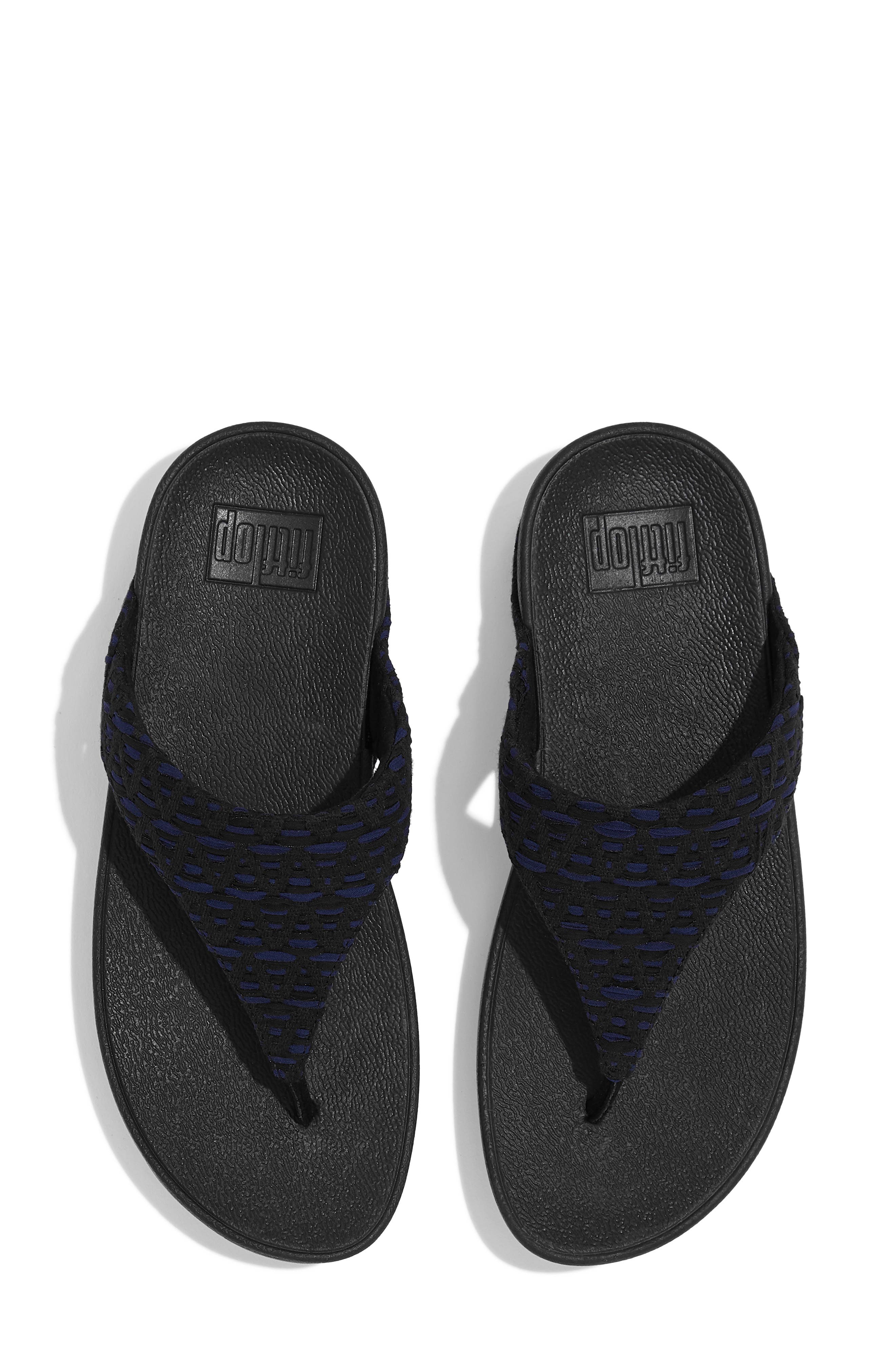 FitFlop Lulu Geo Webbing Flip Flop, Alternate, color, 
